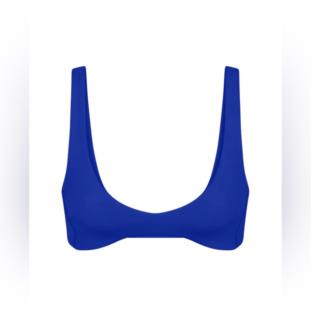 Left On Friday Blue Bikini Top